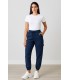 Pantalón jogger estilo cargo marino