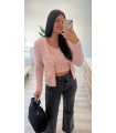 Jersey con top punto rosa