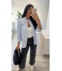 Camisa rallas brillantes