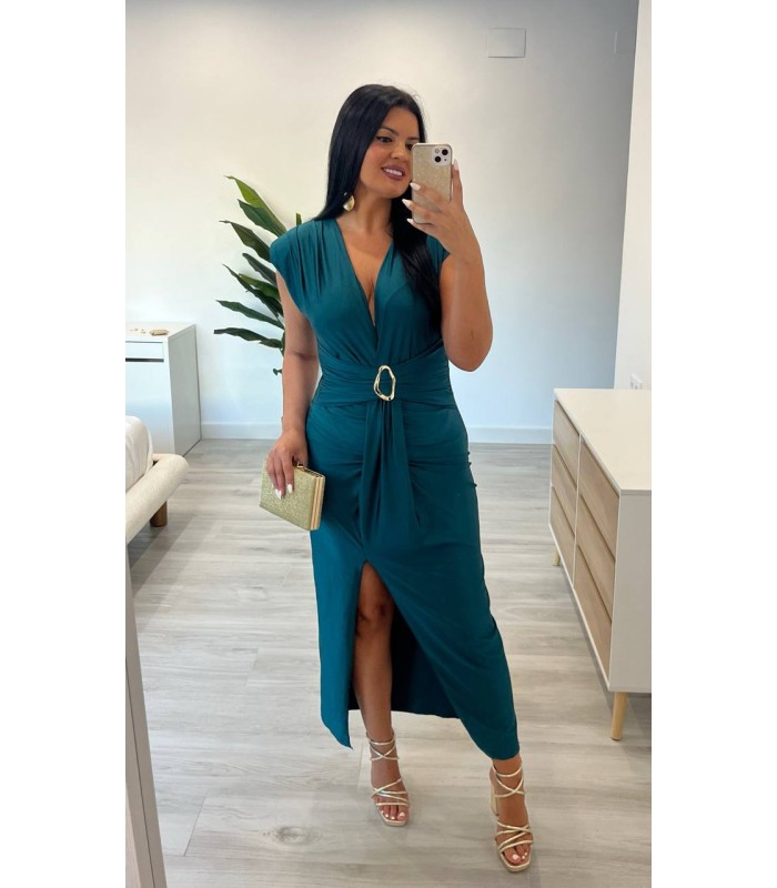 Vestido Tina petroleo