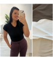 Camiseta básica algodón slim