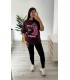 Camiseta oversice algodón bota