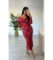 Vestido Noelia coral