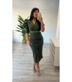 Vestido Niseal liso