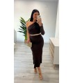 Vestido Sindie marrón