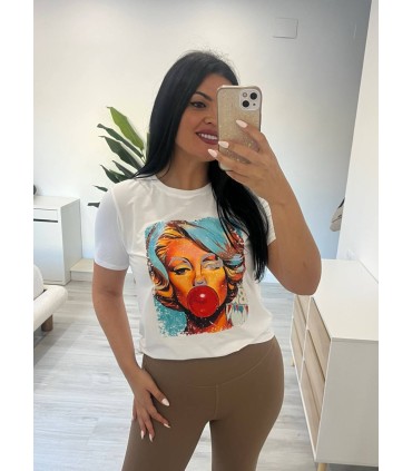 Camiseta algodón globo