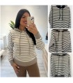 Sudadera punto capucha