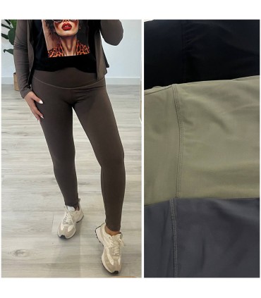 Malla licra tiro medio