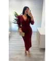 Vestido Niza liso rojo