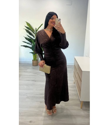 Vestido Pradera marrón