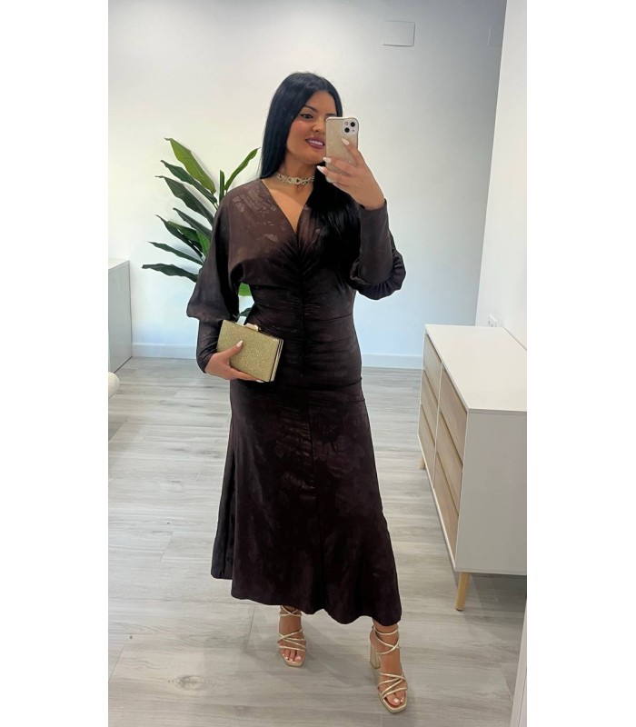Vestido Pradera marrón